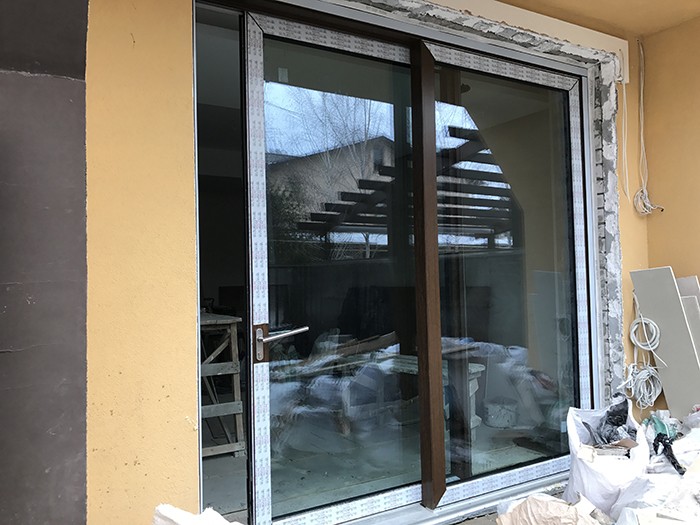 Раздвижные двери Alutech в загородный дом